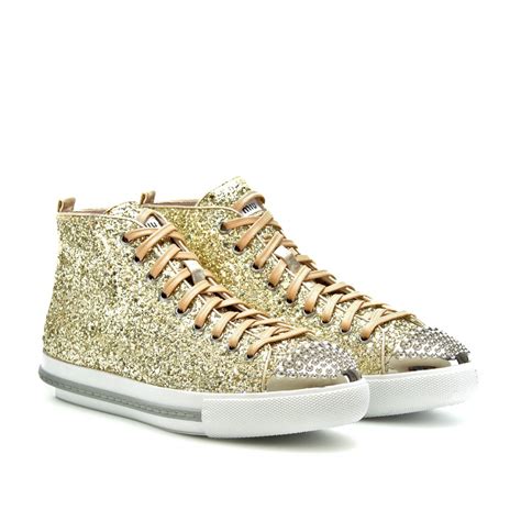 glitter miu miu sneakers|miumiu online shop.